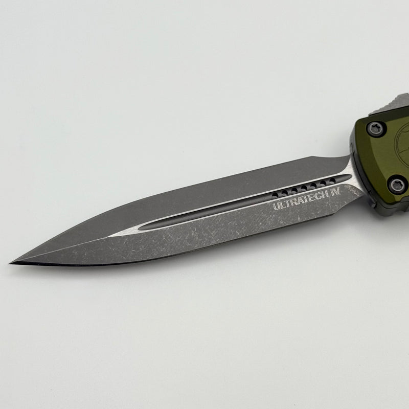 Factory Blem Microtech Ultratech Gen IV D/E Apocalyptic Standard w/ OD Green Handle 11224-10APOD