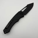 Pre-Owned Heretic Knives Mini Pariah M/A Button Lock Black Polymer Handles w/ Black S/E MagnaCut H052-4A-T