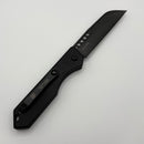 Pre-Owned Heretic Knives Auto Jinn Auto w/ Black Aluminum Handles & Hand Ground DLC MagnaCut Prototype