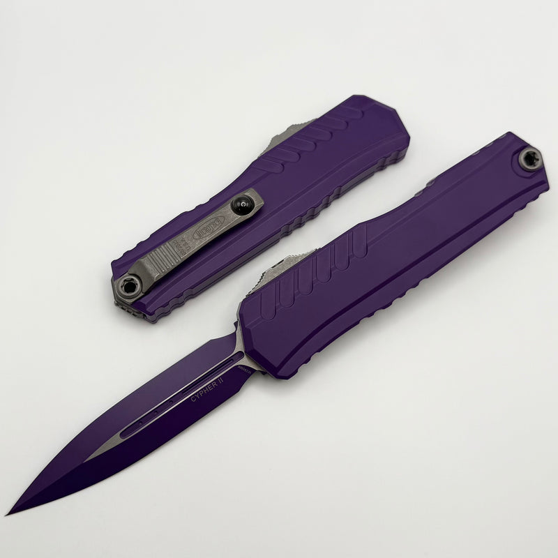 Grenade Blem Microtech Cypher II D/E Cerakote Purple 1242-1PU-C16Z13
