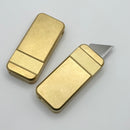 Rivery Manufacturing Zero Agent Newton Brass w/ Changeable Razor Blade