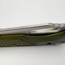 Factory Blem Microtech Knives MSI RAM LOK OD Green Frag Aluminum & Stonewash M390MK 210-10FROD