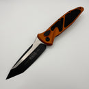 Factory Blem Microtech Socom Elite Auto w/ Orange Tangerine Handles & Black Tanto 161A-1OT