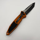 Factory Blem Microtech Socom Elite Auto w/ Orange Tangerine Handles & Black Tanto 161A-1OT