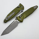 Microtech Socom Ram-Lok w/ OD Green Aluminum Frag Handles & T/E Apocalyptic M390MK 161RL-10APFROD
