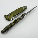 Microtech Socom Ram-Lok w/ OD Green Aluminum Frag Handles & T/E Apocalyptic M390MK 161RL-10APFROD