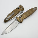 Microtech Socom Ram-Lok w/ Tan Aluminum Frag Handles & T/E Stonewash M390MK 161RL-10FRTA