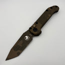 Factory Blem Microtech Knives LUDT Gen III Smooth Handle Badlands Topographic Tanto 1136S-1TPBNCS-Z4
