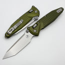 Microtech Socom Ram-Lok w/ OD Green Aluminum Frag Handles & T/E Stonewash M390MK 161RL-10FROD