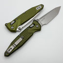 Microtech Socom Ram-Lok w/ OD Green Aluminum Frag Handles & T/E Stonewash M390MK 161RL-10FROD