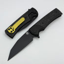Chaves Knives Street Sangre Flipper YKWII w/ Carbon Fiber Inlaid Titanium Integral Handle