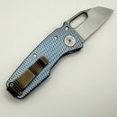Demko Knives Custom Nano Shark w/ Anodized Textured Titanium Handles & MagnaCut