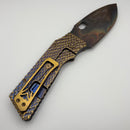 Medford TFF-1 Fat Daddy Blue/Violet Fade Dragon Handles w/ S35 Vulcan