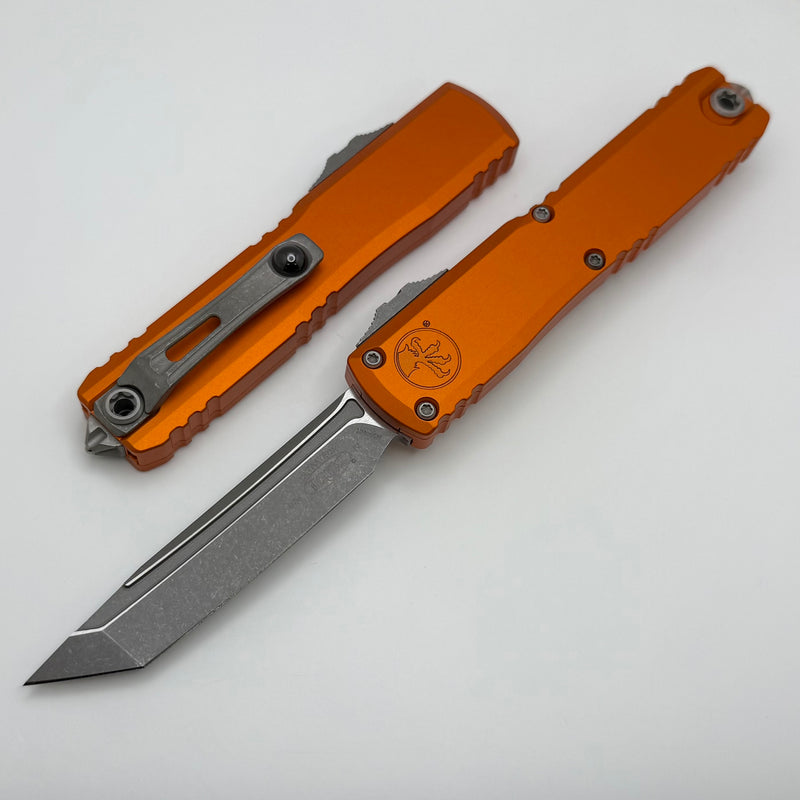 Microtech Ultratech Gen IV T/E Apocalyptic Standard w/ Orange Handle 11234-10APOR