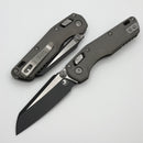 Microtech MSI RAM LOK Mini Natrual Clear Fluted Aluminum Handles w/ Black M390MK 210M-1FLNC