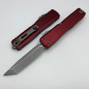 Microtech Ultratech Gen IV T/E Apocalyptic Standard w/ Merlot Handle 11234-10APMR