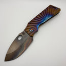 Medford TFF-1 Fat Daddy Flamed Rising Sun Handles w/ Vulcan 3V