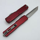 Microtech Ultratech Gen IV T/E Stonewash Standard w/ Merlot Handle 11234-10MR