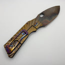 Medford TFF-1 Fat Daddy Flamed Rising Sun Handles w/ Vulcan 3V