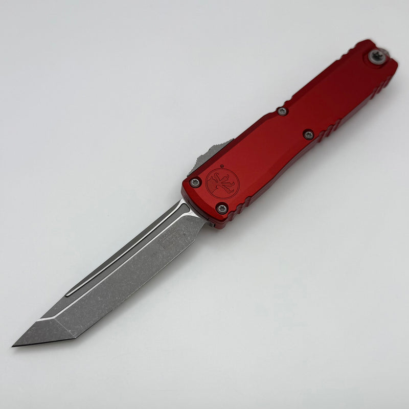 Microtech Ultratech Gen IV T/E Apocalyptic Standard w/ Red Handle 11234-10APRD