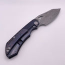 BLEMISH Custom Knife Factory Rotten Design Evo 4.0 Zircuti Handles & Damasteel