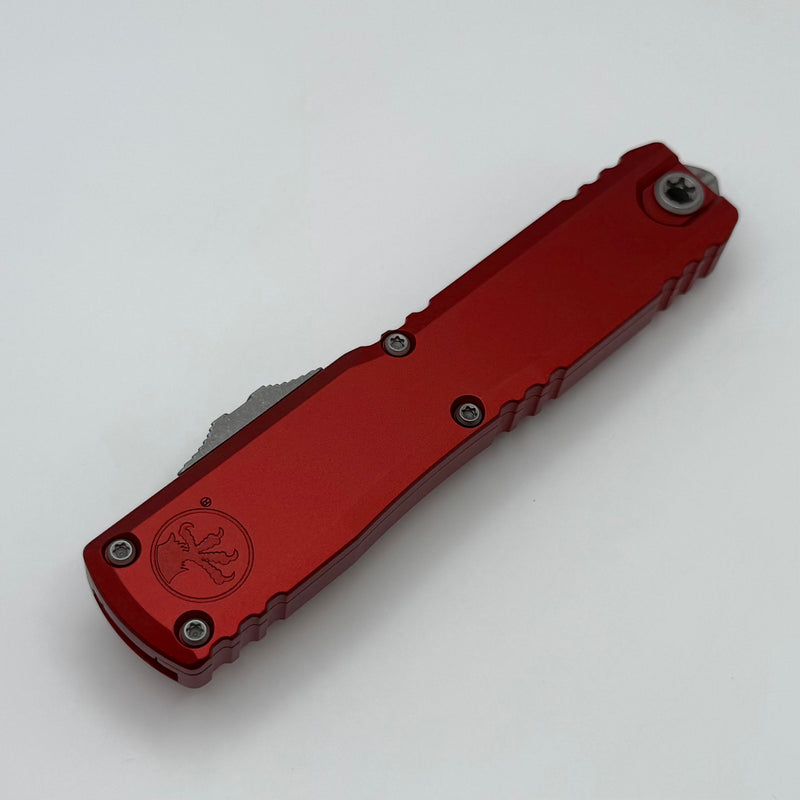 Microtech Ultratech Gen IV T/E Apocalyptic Standard w/ Red Handle 11234-10APRD