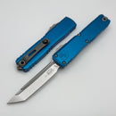 Microtech Ultratech Gen IV T/E Stonewash Standard w/ Blue Handle 11234-10BL