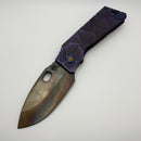 Medford TFF-1 Fat Daddy Bead Blast/Brush/Violet Stained Glass Handles w/ Vulcan 3V