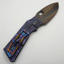 Medford TFF-1 Fat Daddy Bead Blast/Brush/Violet Stained Glass Handles w/ Vulcan 3V