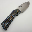 Medford TFF-1 Fat Daddy Bead Blast/Cement/Pen Flamed Diamondhead Handles w/ Tumbled 3V
