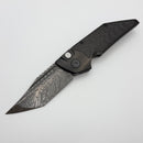 Hypercut Dharma Titanium Handles w/ Carbon Fiber Inlays & Damascus