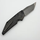Hypercut Dharma Titanium Handles w/ Carbon Fiber Inlays & Damascus