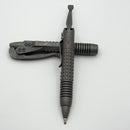 Microtech Siphon Pen II Stainless Steel Apocalyptic Skull Frag Signature Series 401-SSFR-APSS