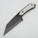 Scorpion 6 VCM Fixed Blade w/ White G-10 Handles & 1075
