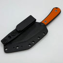 Scorpion 6 VCM Fixed Blade w/ Hunter Orange G-10 Handles & 1075