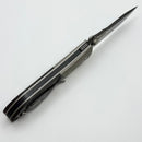 Pre-Owned Microtech MTX2 D/A Canvas Micarta Handle & Serrated Black S30-V