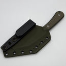 Scorpion 6 VCM Fixed Blade w/ OD Green G-10 Handles & 1075