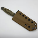 Scorpion 6 S6 CD Fixed Blade w/ Multicam Paracord Wrapped Handles & 1075