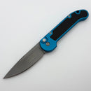 Microtech Mini UDT w/ Blue Aluminum Handle & Bead Blast Blade