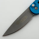 Microtech Mini UDT w/ Blue Aluminum Handle & Bead Blast Blade