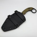 Bat Cave Blades KaramBat Fixed Blade w/ Nitro-V Steel & Titanium Handles