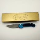 Microtech Mini UDT w/ Blue Aluminum Handle & Bead Blast Blade