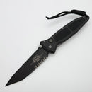 Microtech Socom D/A Vintage w/ Black Aluminum Handle & Black Tanto Serrated 154-CM