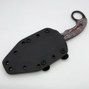 Bat Cave Blades KaramBat Fixed Blade w/ Nitro-V Steel & Carbon Fiber Handles