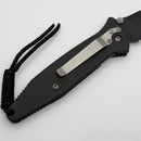 Microtech Socom D/A Vintage w/ Black Aluminum Handle & Black Tanto Serrated 154-CM
