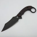 Bat Cave Blades KaramBat Fixed Blade w/ Nitro-V Steel & Titanium Handles