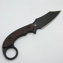 Bat Cave Blades KaramBat Fixed Blade w/ Nitro-V Steel & Titanium Handles