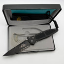 Microtech Socom D/A Vintage w/ Black Aluminum Handle & Black Tanto Serrated 154-CM