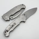 Demko Knives MG AD20 w/ Textured Titanium Handles & CPM-3V Kopis