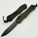 Heretic Hydra V4 Tactical w/ Green Aluminum Handle & DLC S/E H407-6A-GRN
